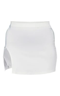 Cream Stretch Woven Extreme Split Hem Micro Mini Skirt -Modern Wear Boutique fc34b201ddf3a00910fe21b6a6c9f12d8ccdb004 cnc8555 6