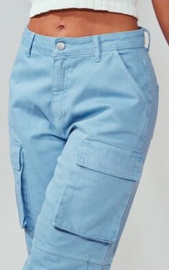 Light Blue Baggy Wide Leg Cargo Pocket Jeans -Modern Wear Boutique fdb3eb41d29772d76a9a9fb7a36490b26d6dbb47 cnd4412 4